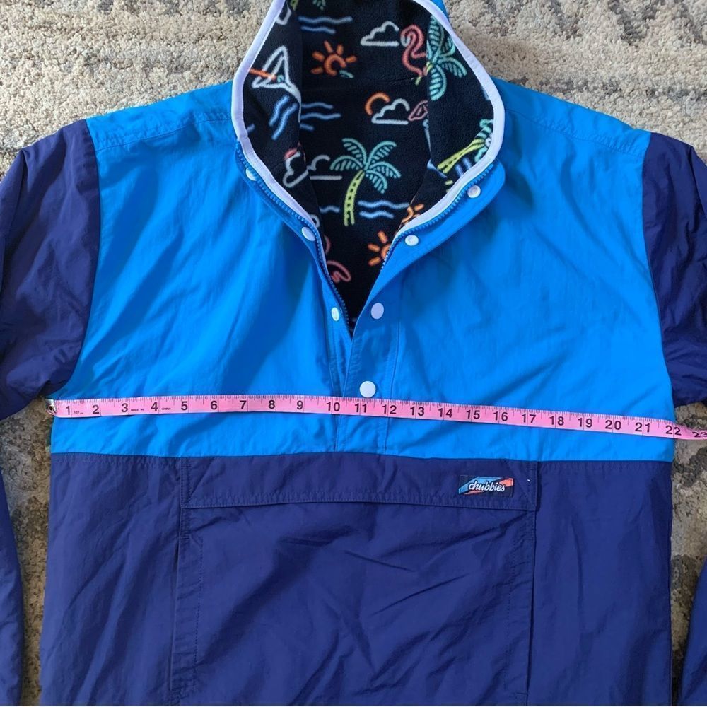 Chubbies Reversible Quarter Zip Pullover Medium - Picture 9 of 9